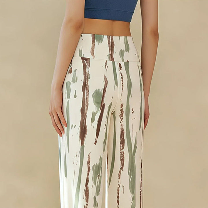 Pantaloni da yoga casual da donna Olivenorma a vita alta e gamba larga. - image 11