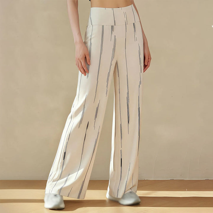 Pantaloni da yoga casual da donna Olivenorma a vita alta e gamba larga. - image 14