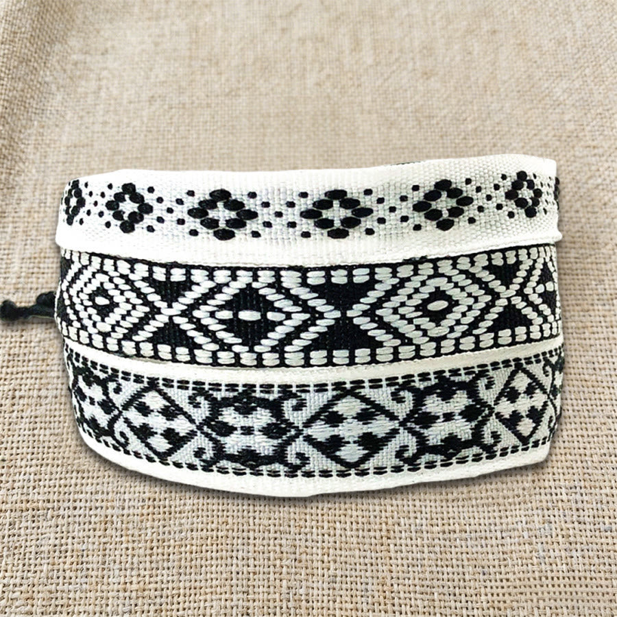 Braccialetto intrecciato etnico boho multicolore fatto a mano con filo di alta qualità Olivenorma - image 31