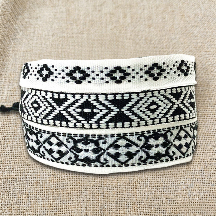 Braccialetto intrecciato etnico boho multicolore fatto a mano con filo di alta qualità Olivenorma - image 31