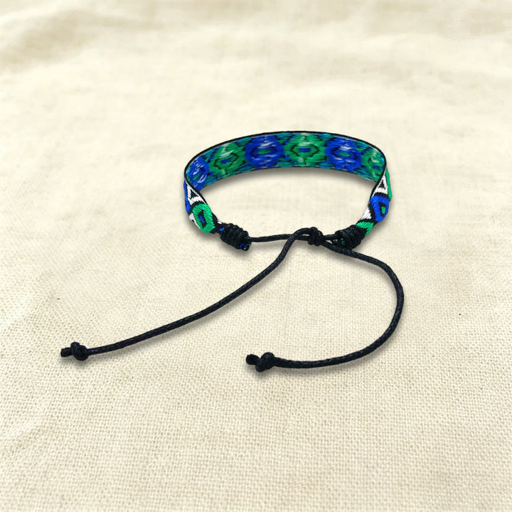 Bracciale intrecciato regolabile Olivenorma, stile boho casual, adatto per tutti i giorni. - image 3