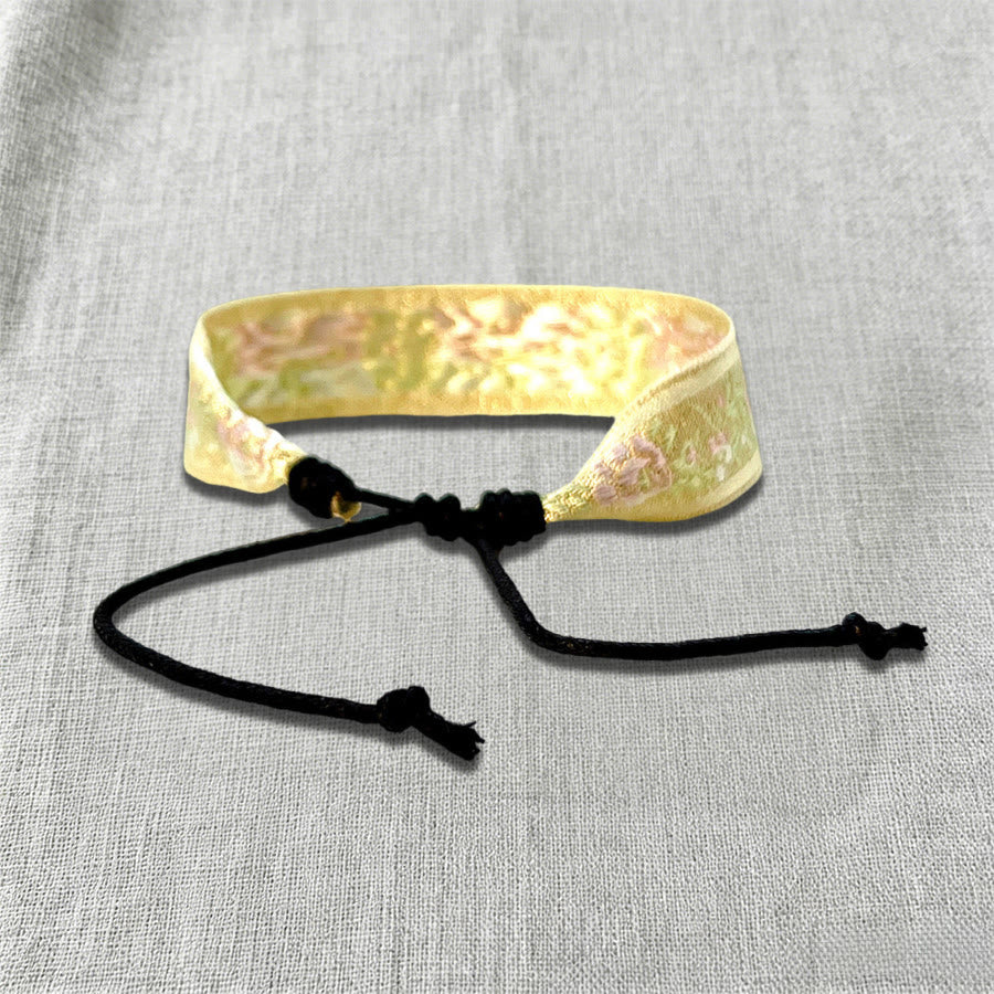 Bracciale etnico intrecciato a mano con motivo tribale decorato Olivenorma - image 11