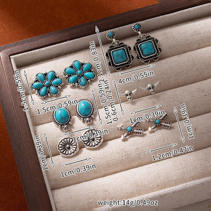 Orecchini Olivenorma dal design multiplo, ispirati allo stile Western Boho, floreale e cowboy. - image 7