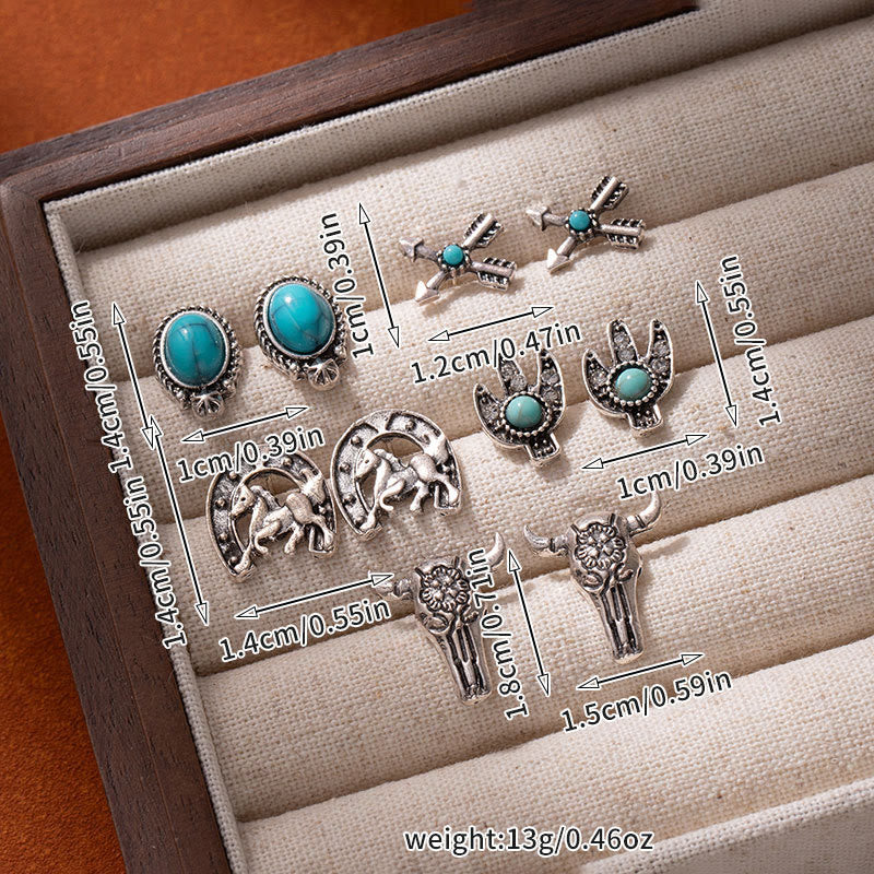 Orecchini Olivenorma dal design multiplo, ispirati allo stile Western Boho, floreale e cowboy. - image 3
