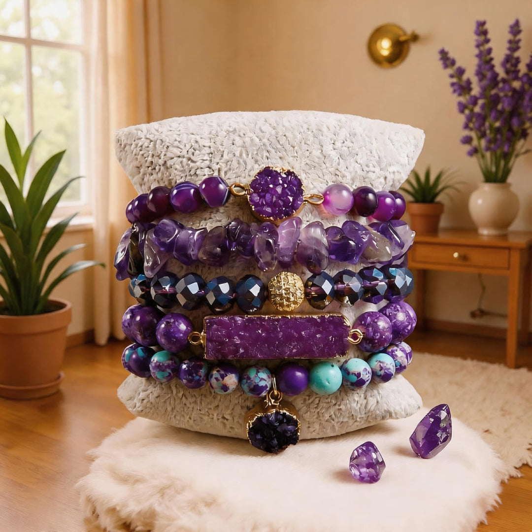 Olivenorma - Set di 5 braccialetti per calma e relax - image 1