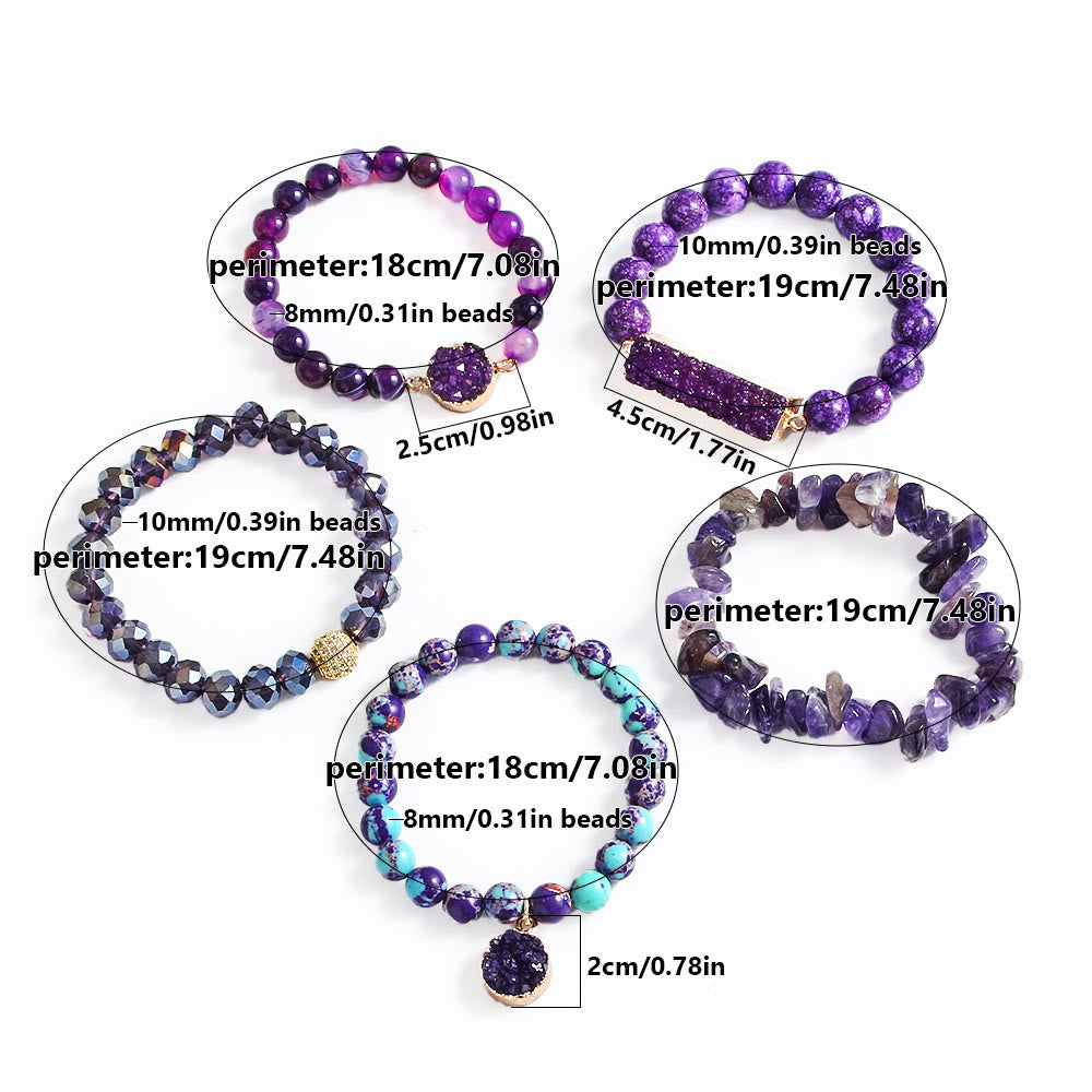 Olivenorma - Set di 5 braccialetti per calma e relax - image 3