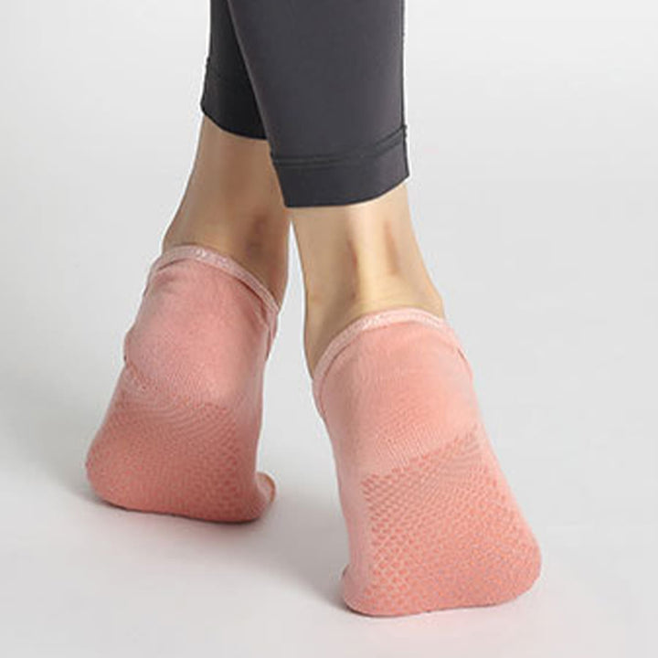 Calzini da yoga da donna Olivenorma con cinturino incrociato, punta aperta e antiscivolo, ad alta trazione. - image 22