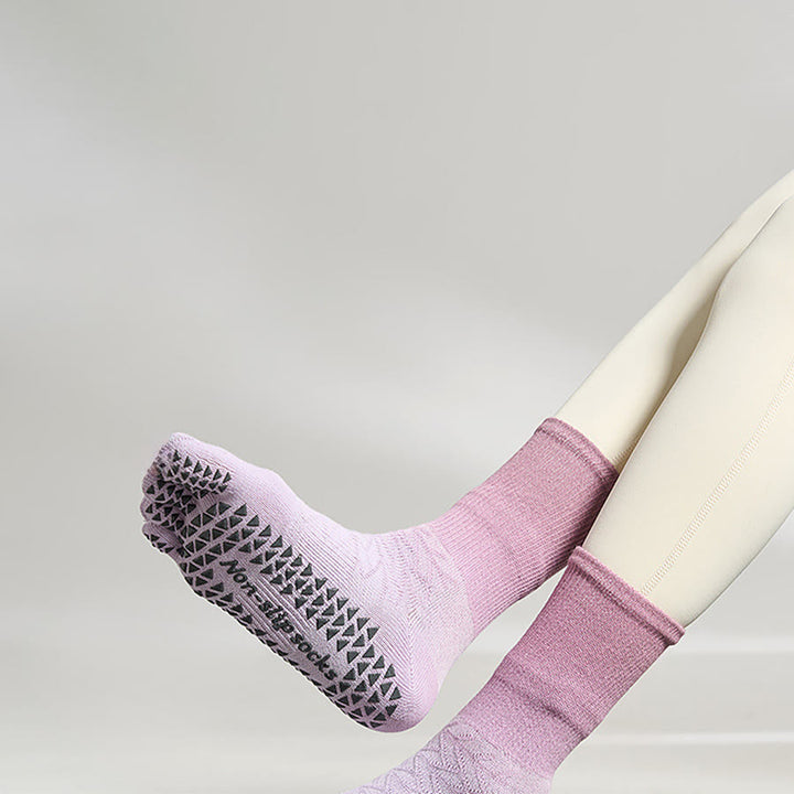 Calzini da yoga da donna Olivenorma con design tie-dye, a cinque dita e antiscivolo, ideali per allenamenti indoor. - image 10