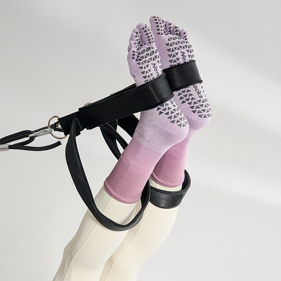 Calzini da yoga da donna Olivenorma con design tie-dye, a cinque dita e antiscivolo, ideali per allenamenti indoor. - image 11