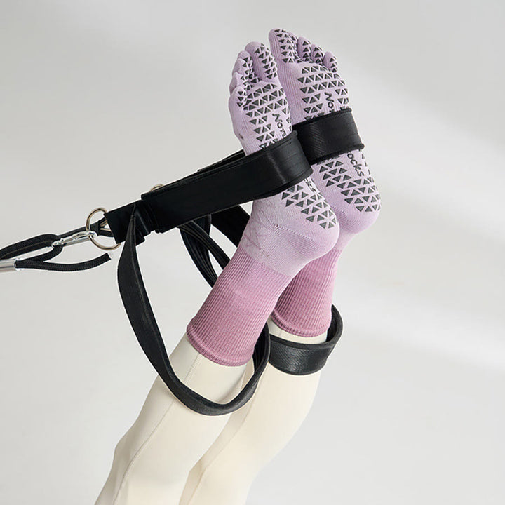 Calzini da yoga da donna Olivenorma con design tie-dye, a cinque dita e antiscivolo, ideali per allenamenti indoor. - image 11