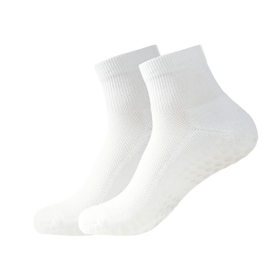 Calze antiscivolo Olivenorma con maggiore aderenza per yoga e pilates, calze da yoga da donna - Bianco - 10 paia - image 13