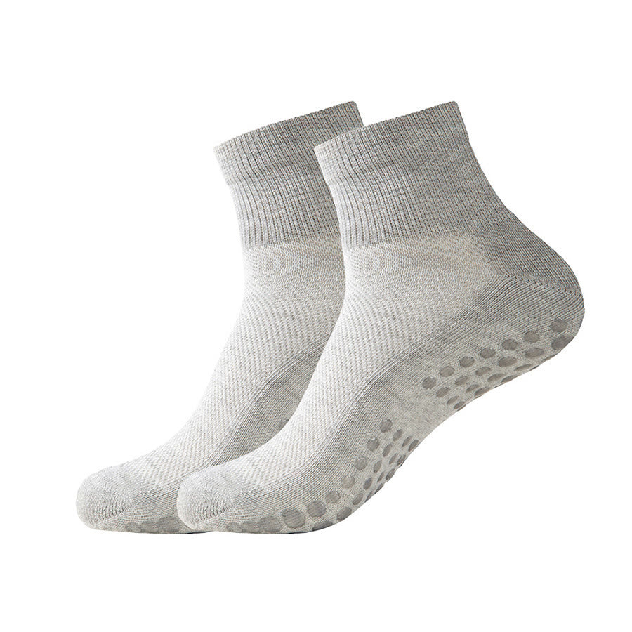 Calze antiscivolo Olivenorma con maggiore aderenza per yoga e pilates, calze da yoga da donna - Grigio chiaro - 10 paia - image 15