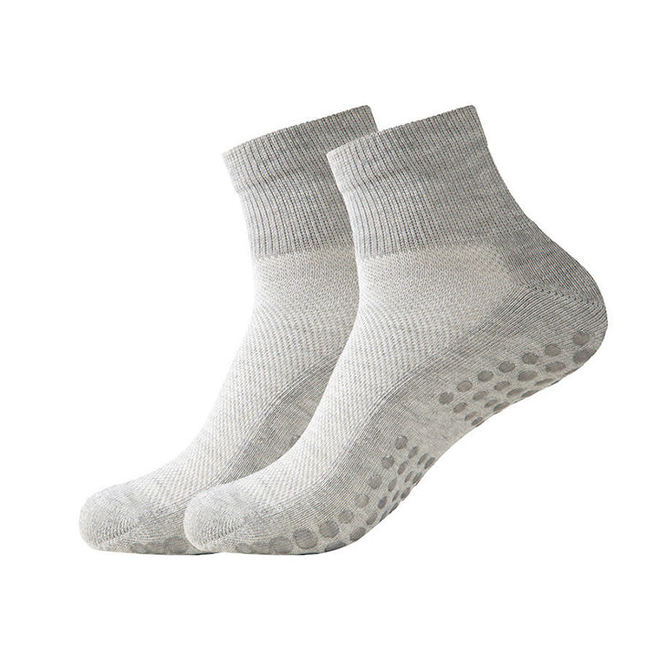 Calze antiscivolo Olivenorma con maggiore aderenza per yoga e pilates, calze da yoga da donna - Grigio chiaro - 10 paia - image 15