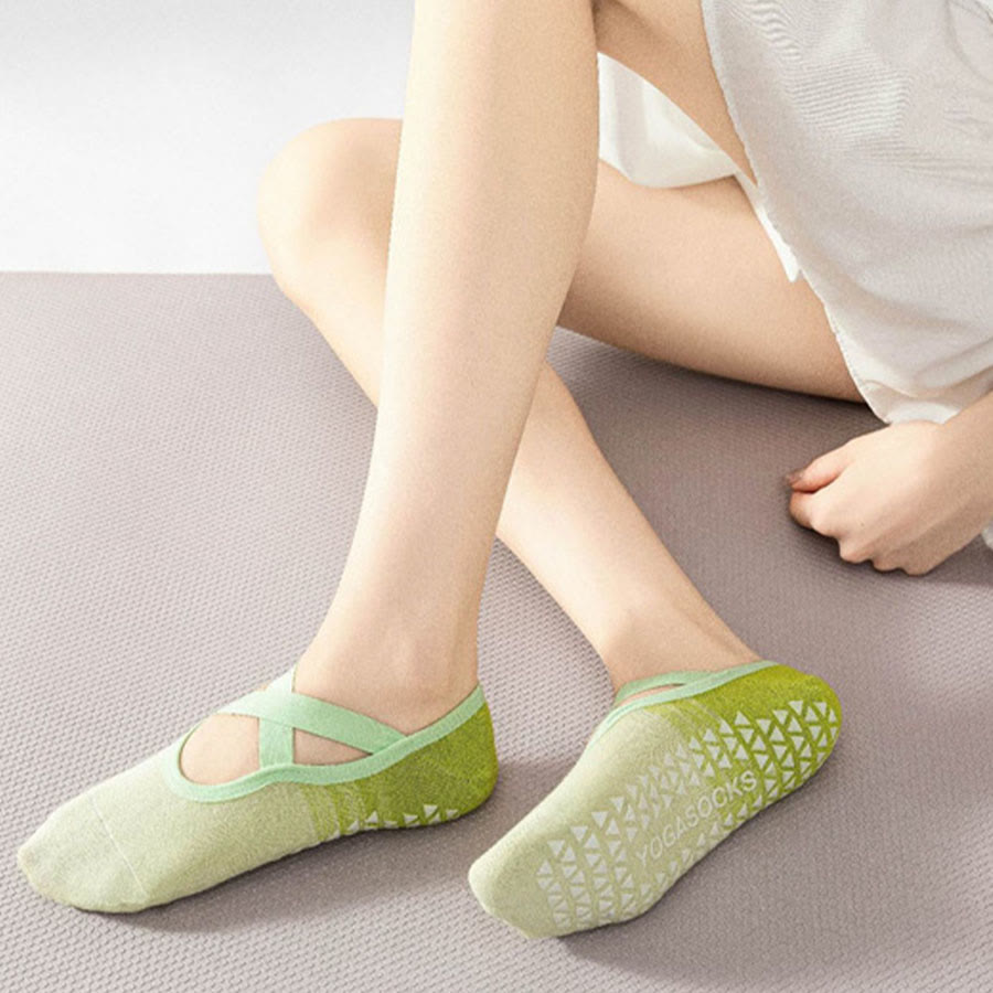 Calzini da yoga antiscivolo Olivenorma comodi, stile balletto, per fitness indoor da donna. - image 11