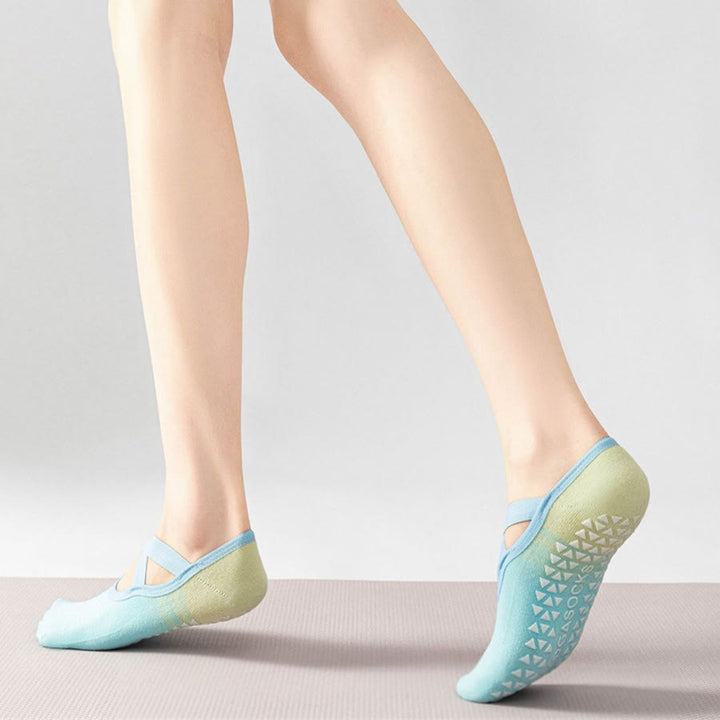 Calzini da yoga antiscivolo Olivenorma comodi, stile balletto, per fitness indoor da donna. - image 5
