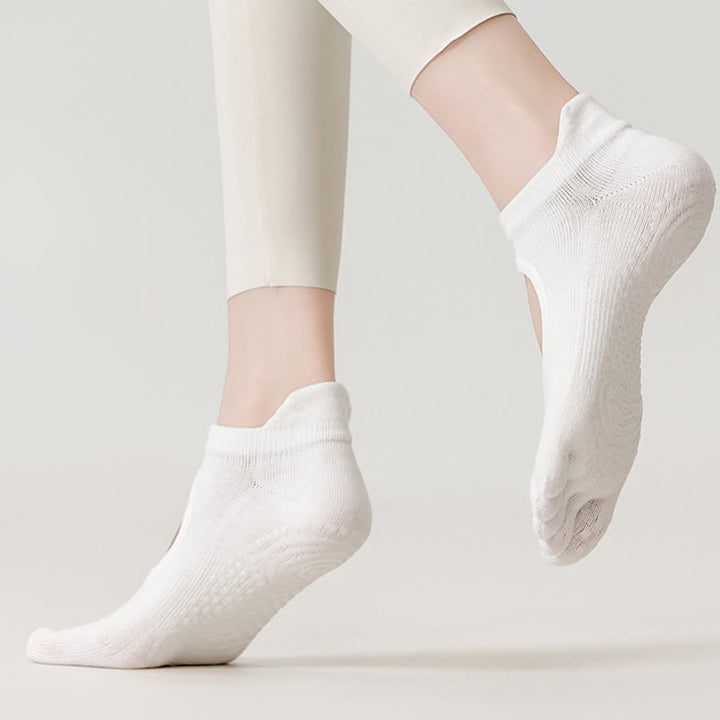 Calze antiscivolo professionali Olivenorma a cinque dita per Pilates e salto con la corda, calze yoga da donna - image 6