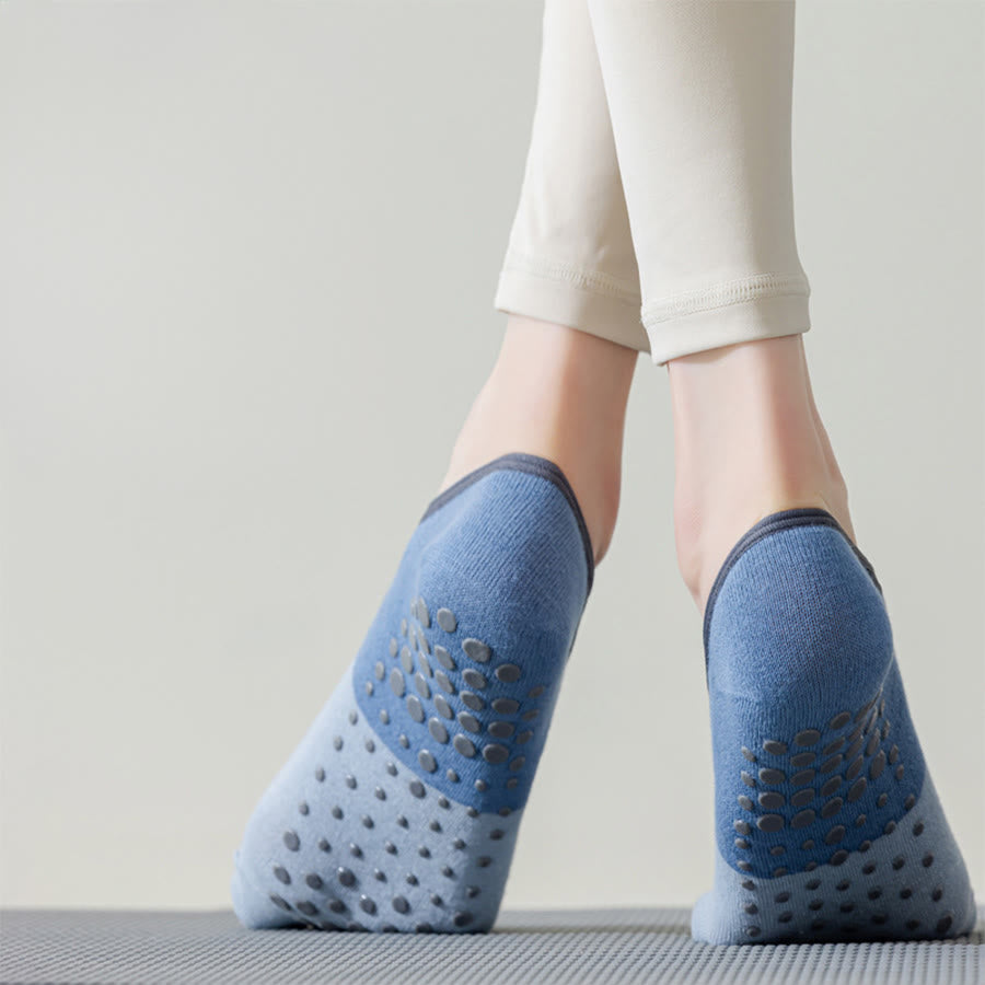 Calze antiscivolo Olivenorma a cinque dita a basso profilo per yoga, pilates e danza. Calze da yoga da donna. - image 13