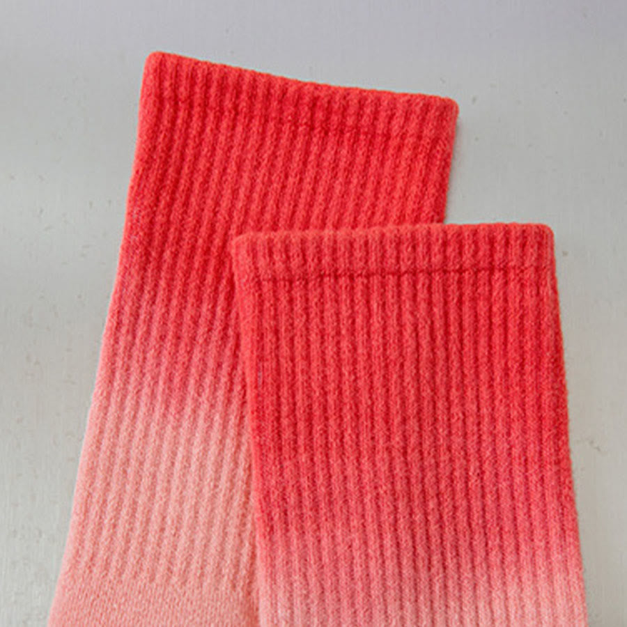 Calzini da yoga da donna Olivenorma con suola antiscivolo in silicone e gradiente di colore, lunghezza media. - image 19