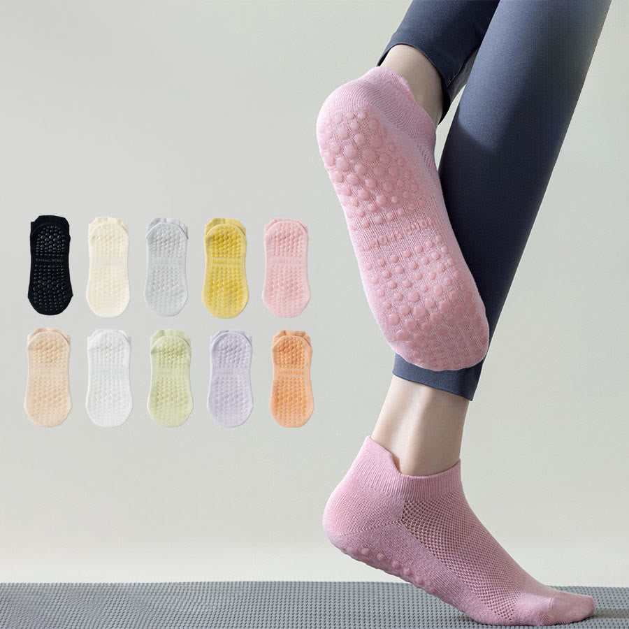 Calzini da yoga da donna Olivenorma con suola intera antiscivolo per fitness indoor. - image 0