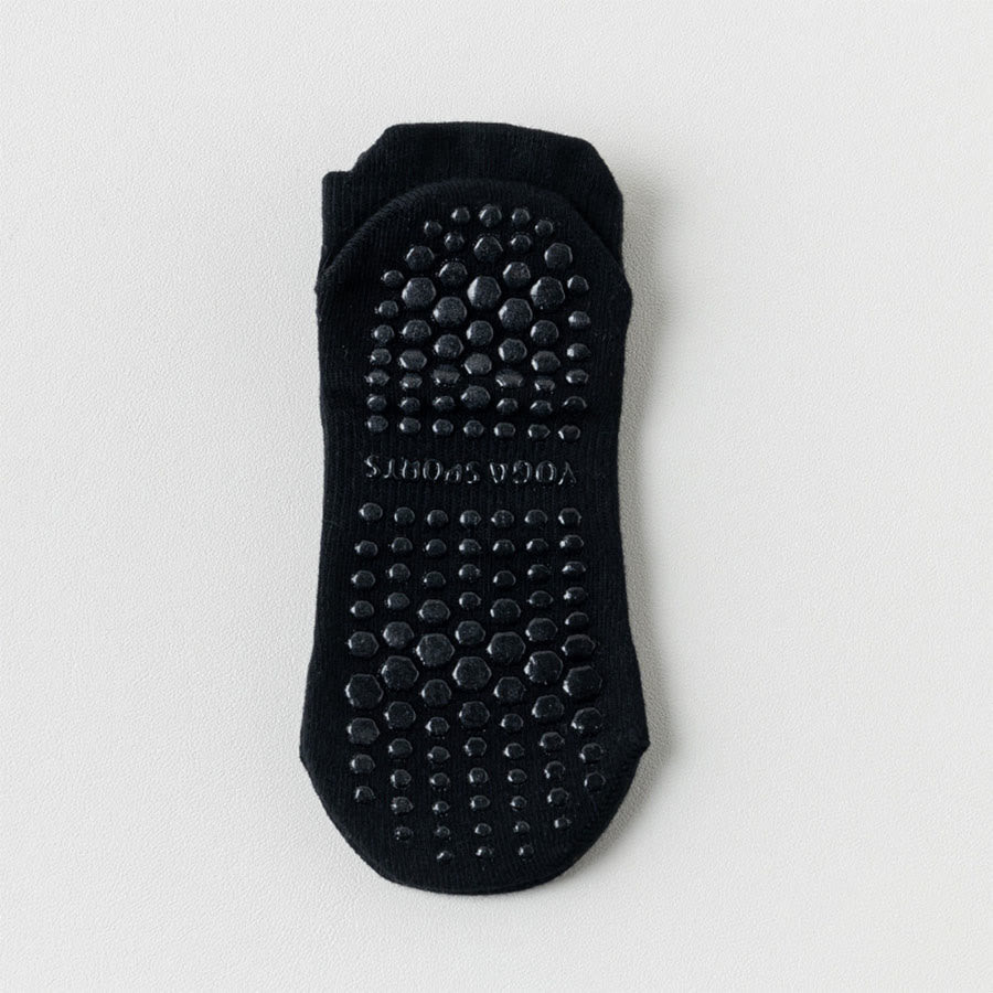 Calzini da yoga da donna Olivenorma con suola intera antiscivolo per fitness indoor. - Nero - 10 paia - image 8