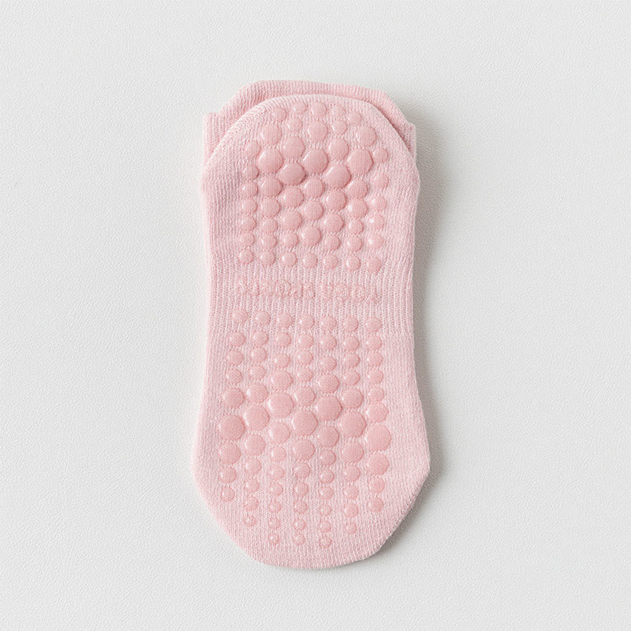 Calzini da yoga da donna Olivenorma con suola intera antiscivolo per fitness indoor. - Rosa antico - 10 paia - image 3