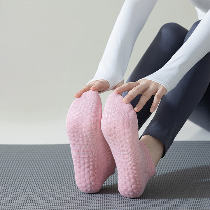 Calzini da yoga da donna Olivenorma con suola intera antiscivolo per fitness indoor. - image 4