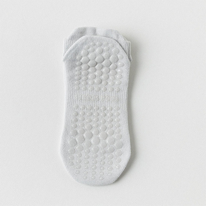 Calzini da yoga da donna Olivenorma con suola intera antiscivolo per fitness indoor. - Grigio chiaro - 10 paia - image 23