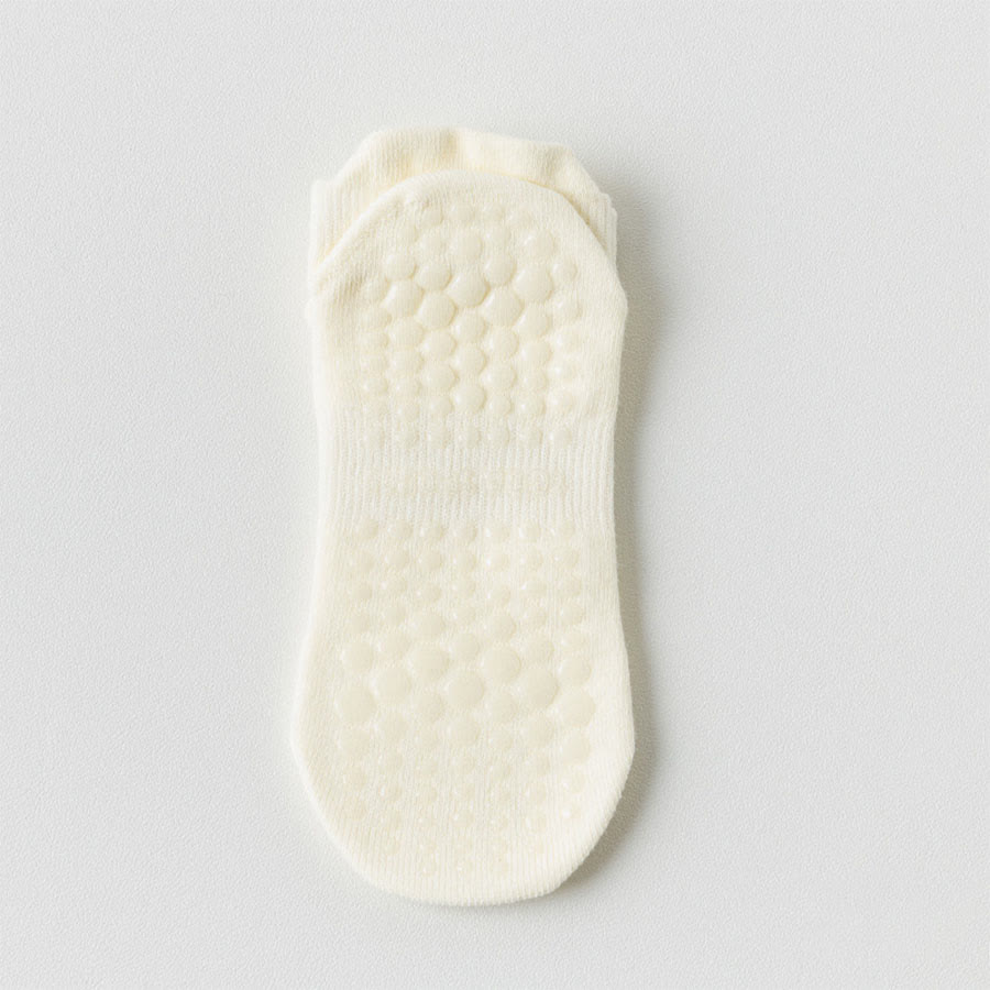 Calzini da yoga da donna Olivenorma con suola intera antiscivolo per fitness indoor. - Crema - 10 paia - image 24