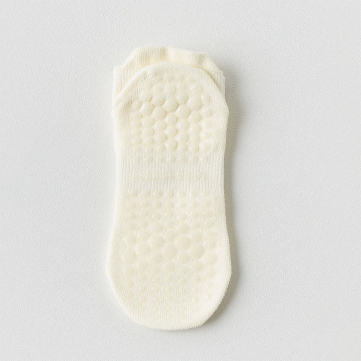 Calzini da yoga da donna Olivenorma con suola intera antiscivolo per fitness indoor. - Crema - 10 paia - image 24