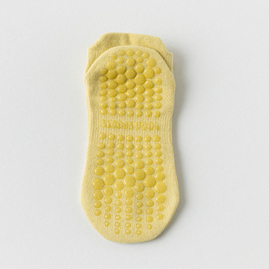 Calzini da yoga da donna Olivenorma con suola intera antiscivolo per fitness indoor. - Rosso chiaro - 10 paia - image 14