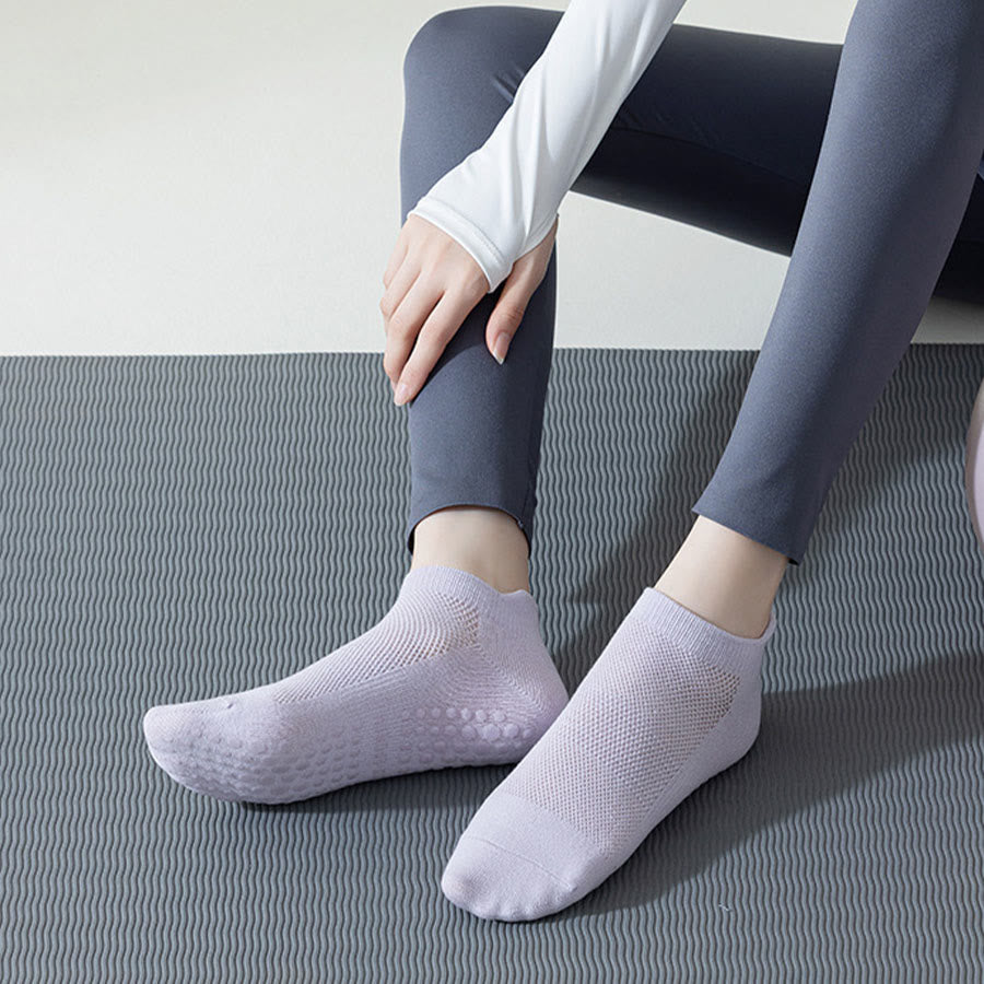 Calzini da yoga da donna Olivenorma con suola intera antiscivolo per fitness indoor. - image 11