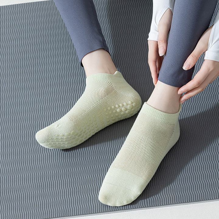 Calzini da yoga da donna Olivenorma con suola intera antiscivolo per fitness indoor. - image 16