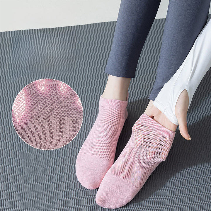 Calzini da yoga da donna Olivenorma con suola intera antiscivolo per fitness indoor. - image 7