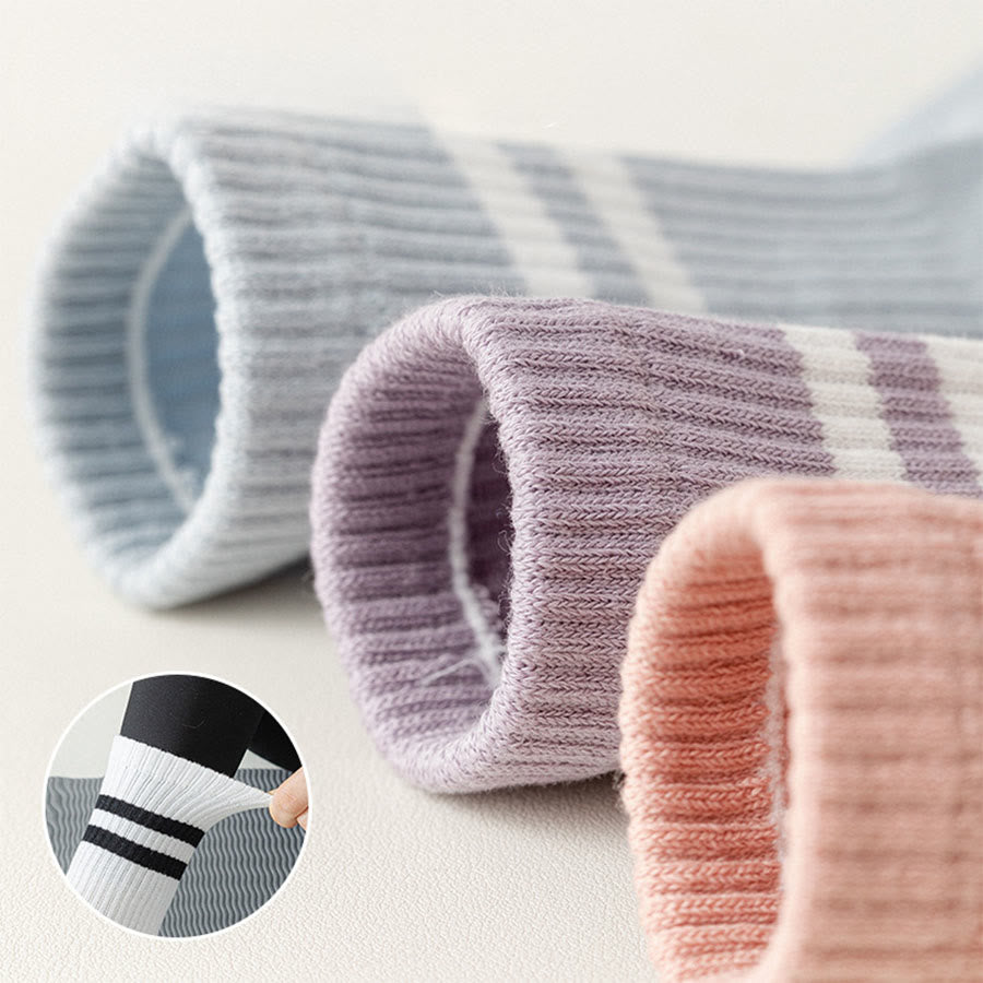 Calze da yoga da donna Olivenorma con suola intera, imbottitura in silicone e maglia elastica, lunghezza media. - image 4