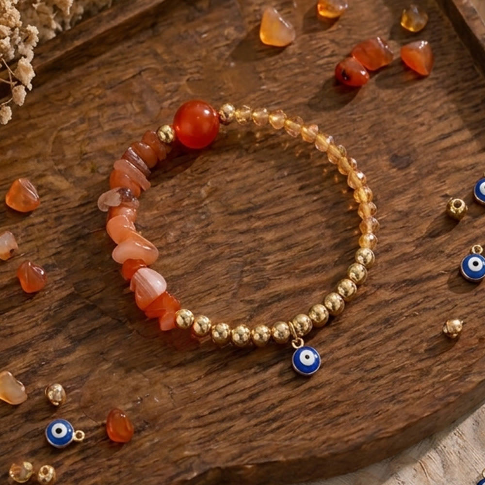 Bracciale Olivenorma con ciondolo a forma di occhio di Allah e cristalli. - image 15