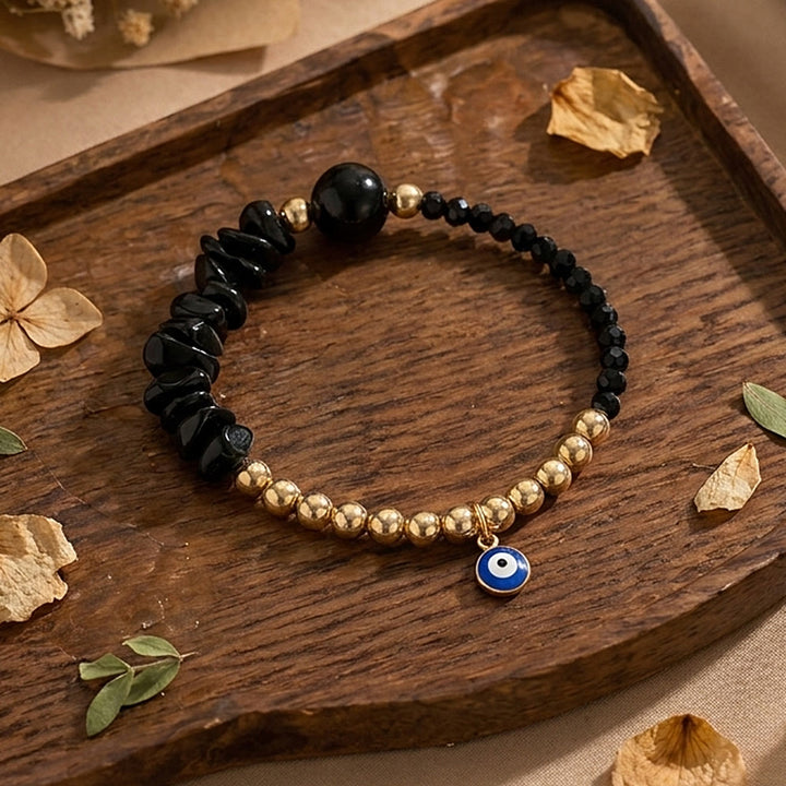 Bracciale Olivenorma con ciondolo a forma di occhio di Allah e cristalli. - image 31