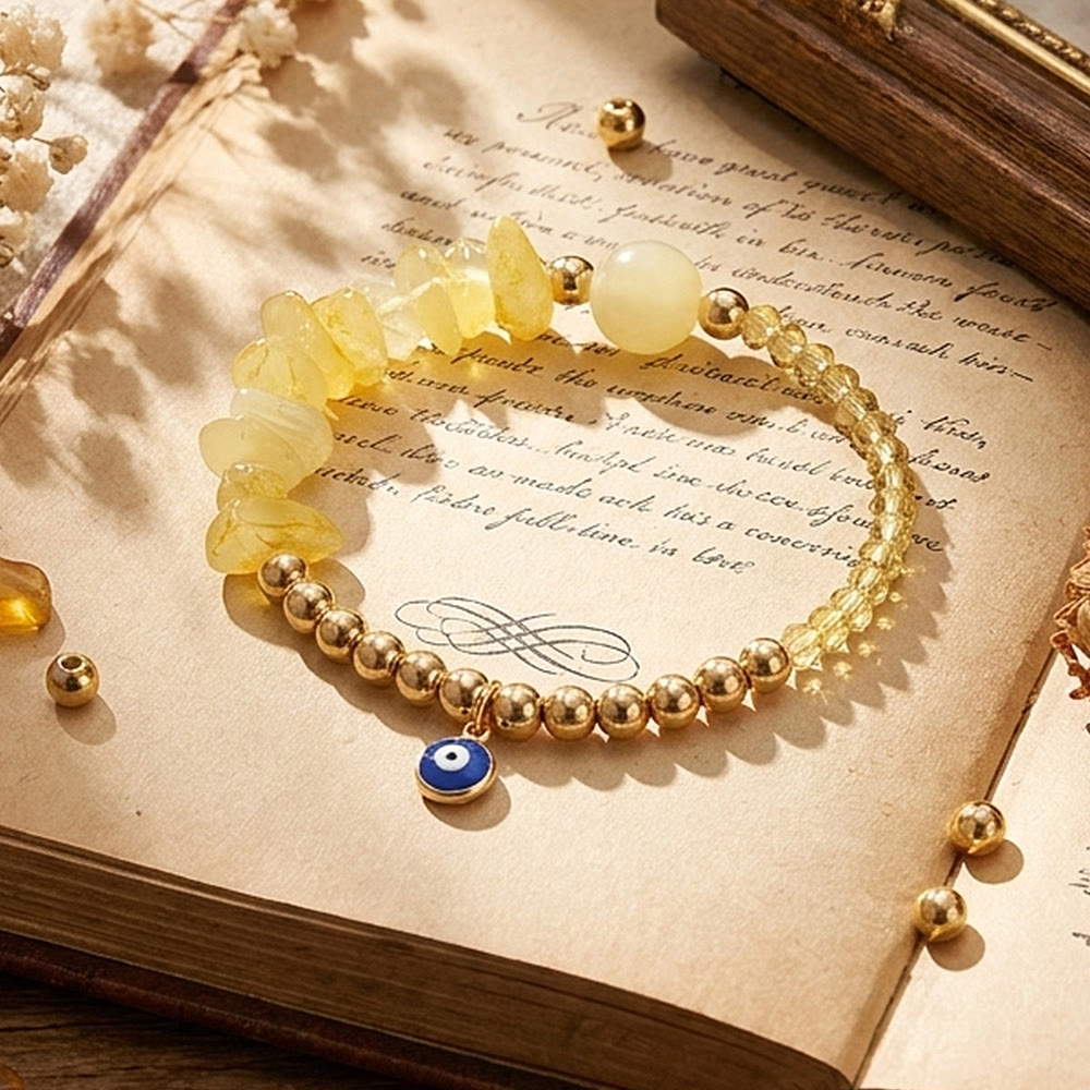 Bracciale Olivenorma con ciondolo a forma di occhio di Allah e cristalli. - image 22