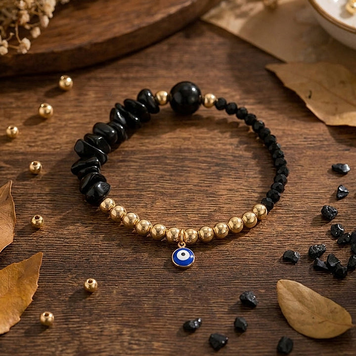 Bracciale Olivenorma con ciondolo a forma di occhio di Allah e cristalli. - image 30