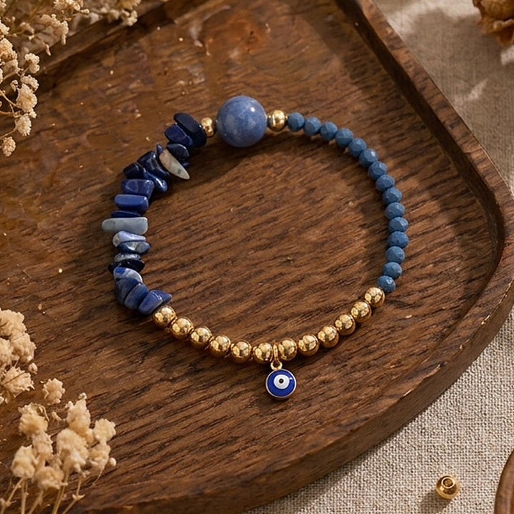 Bracciale Olivenorma con ciondolo a forma di occhio di Allah e cristalli. - image 35