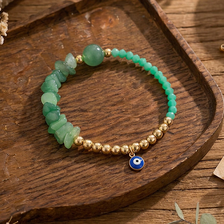 Bracciale Olivenorma con ciondolo a forma di occhio di Allah e cristalli. - image 43