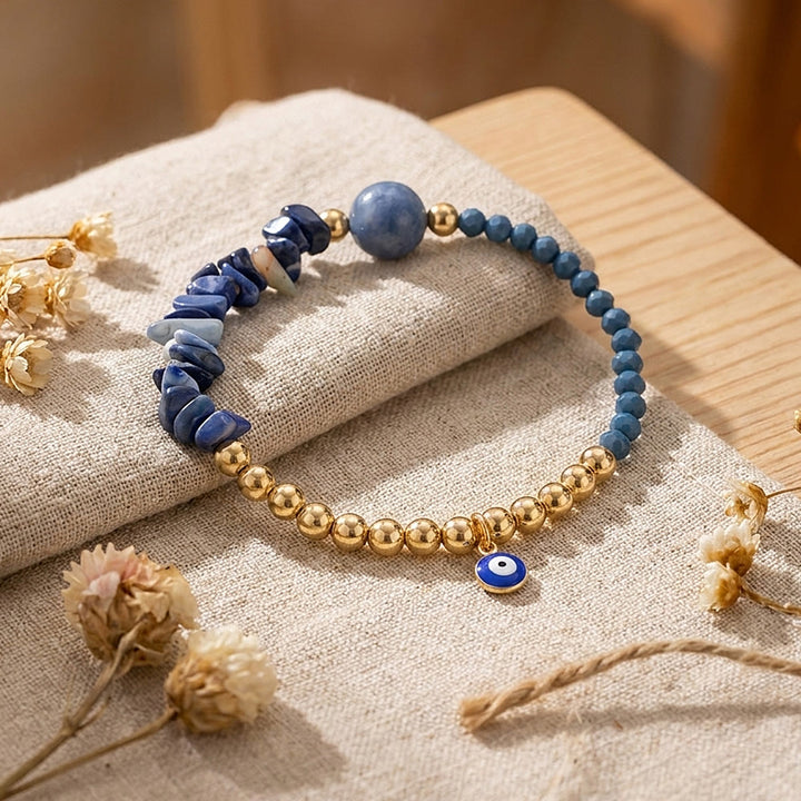 Bracciale Olivenorma con ciondolo a forma di occhio di Allah e cristalli. - image 33