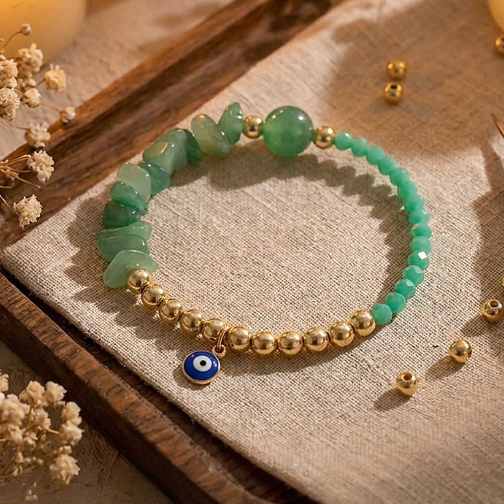 Bracciale Olivenorma con ciondolo a forma di occhio di Allah e cristalli. - image 42
