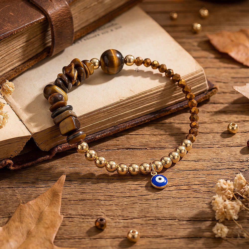Bracciale Olivenorma con ciondolo a forma di occhio di Allah e cristalli. - image 47