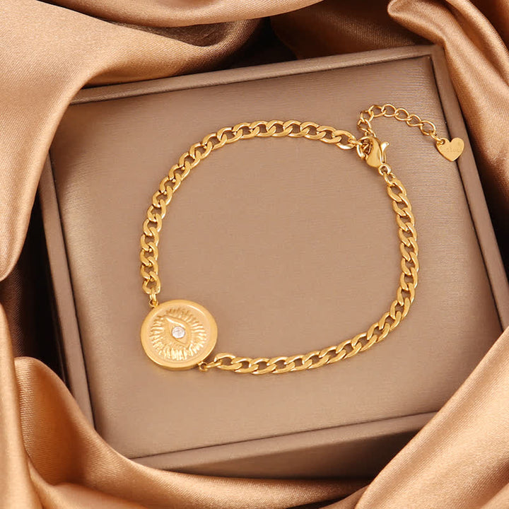Bracciale Olivenorma in acciaio inossidabile con ciondolo a forma di occhio di Allah e simbolo di protezione. - image 18