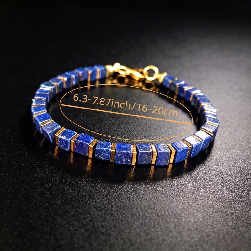 Bracciale Olivenorma con perline in pietra naturale e simbolo di protezione e resistenza. - image 8