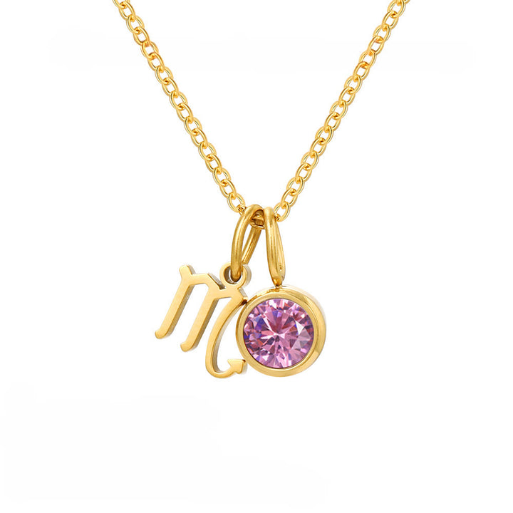 Collana in acciaio inossidabile con rune zodiacali Olivenorma - Scorpione - image 11