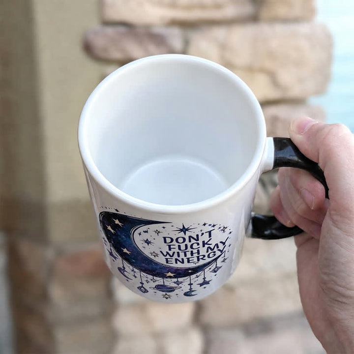 Tazza in ceramica energetica personale Olivenorma Cosmic Moon Star Guard - image 4