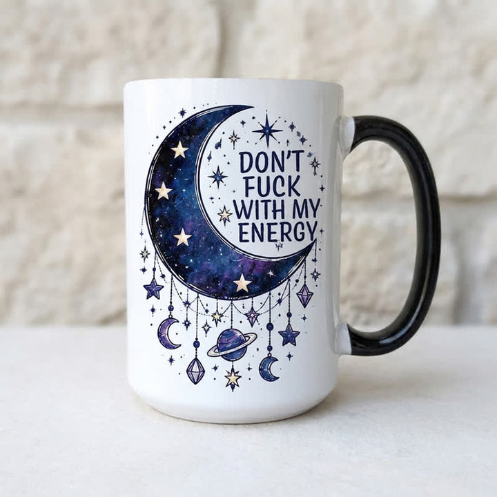 Tazza in ceramica energetica personale Olivenorma Cosmic Moon Star Guard - image 1
