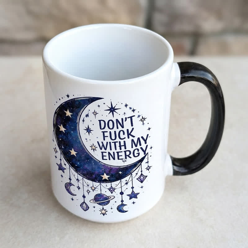 Tazza in ceramica energetica personale Olivenorma Cosmic Moon Star Guard - image 3