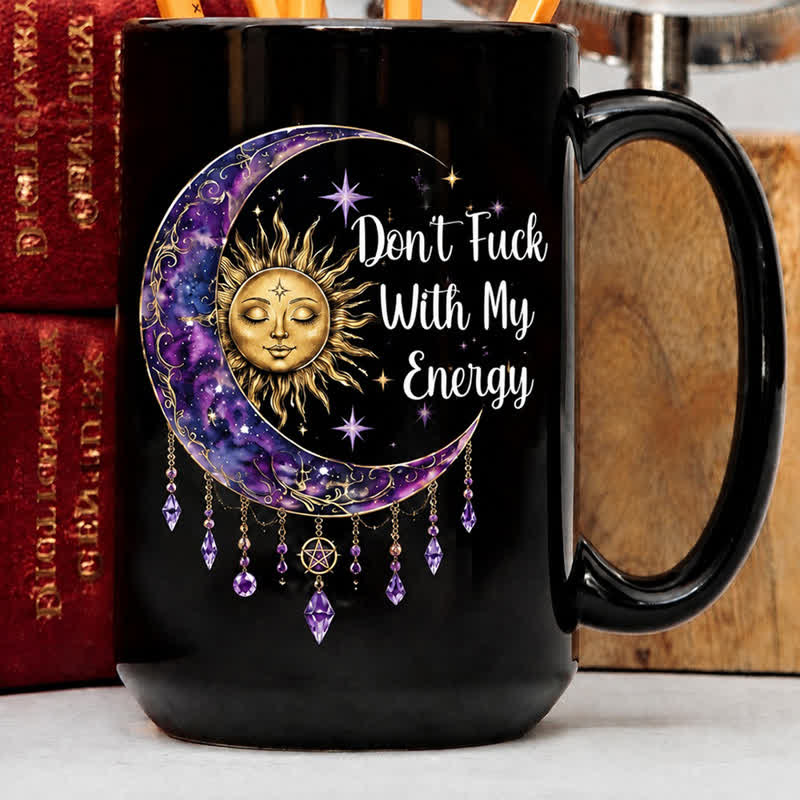 Tazza in ceramica Olivenorma cristalli del Sole e della Luna per proteggere l'energia spirituale - image 2